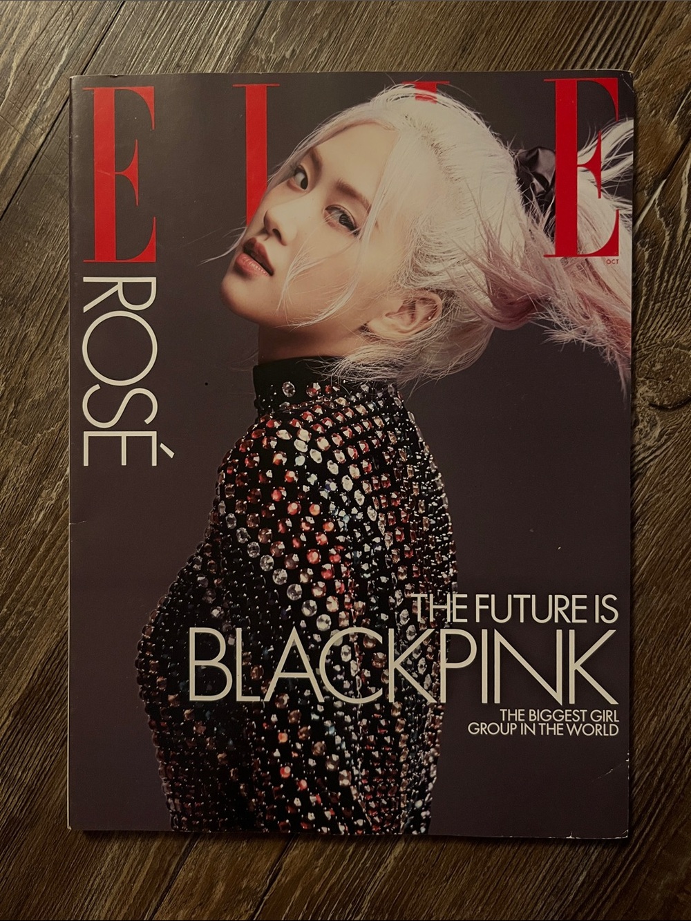 Elle October 2020 Magazine — Rose Black Pink